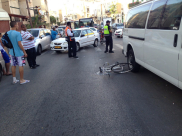 بالصور: إصابة فتاة بحادث دهس في شارع شيفتي يسرائيل بمدينة يافا 